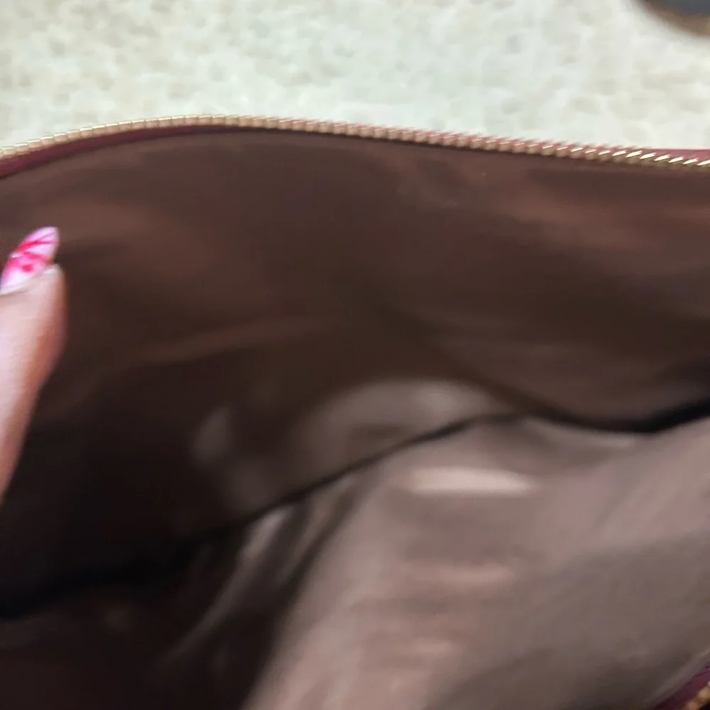 Ralph Lauren Burgundy Leather Satchel - Picture 12 of 12